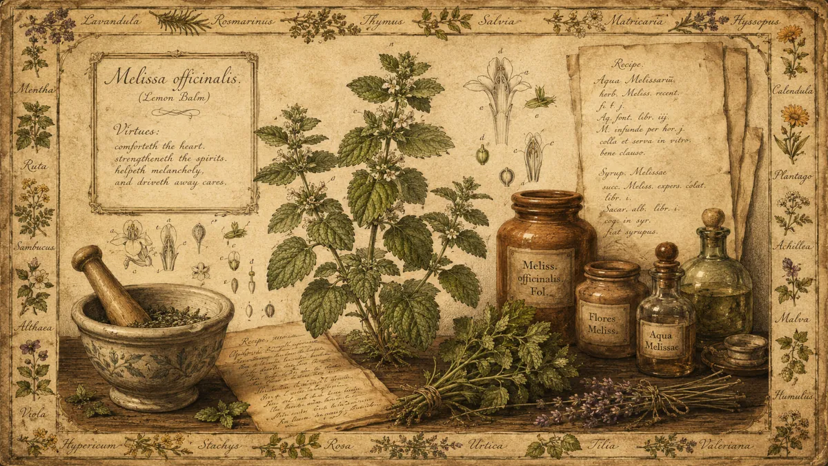 Melissa officinalis propiedades