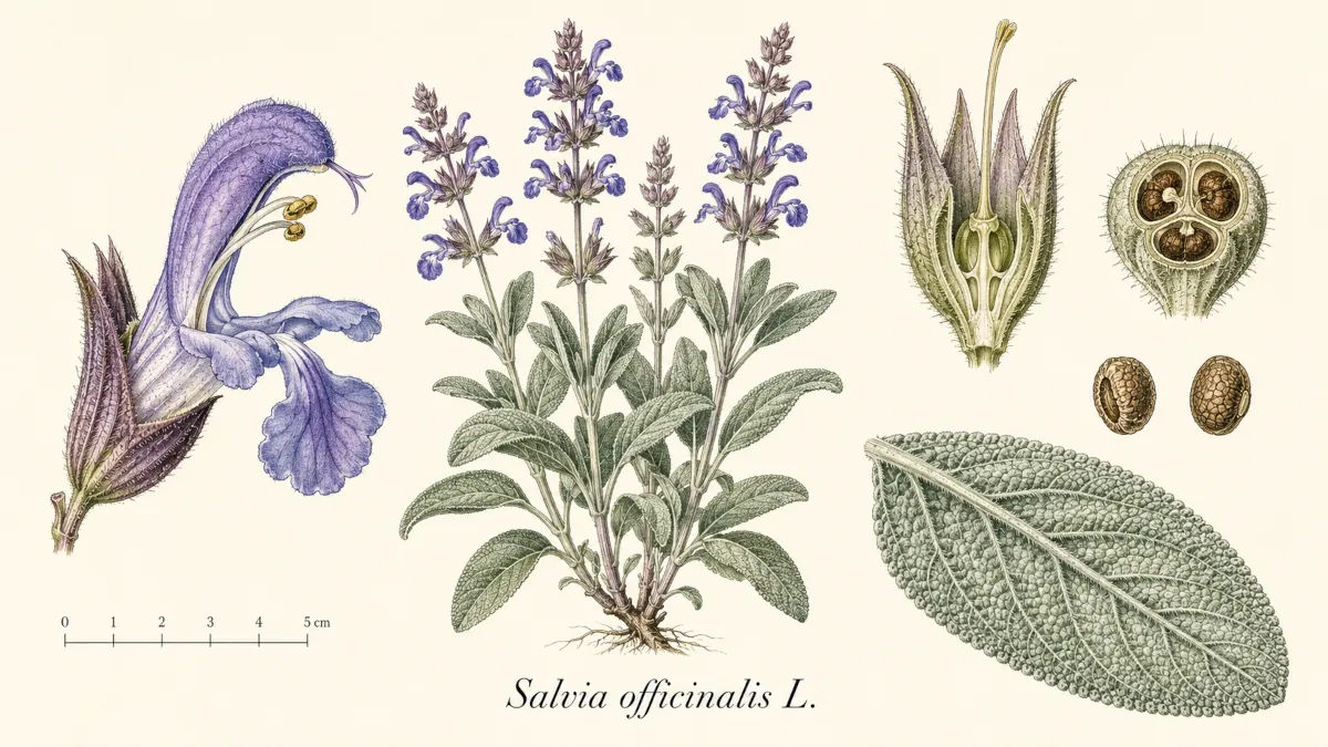 Salvia (Salvia officinalis): historia, mitología y propiedades medicinales de la planta de la salud